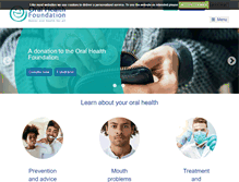 Tablet Screenshot of dentalhealth.org
