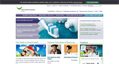 Desktop Screenshot of dentalhealth.ie